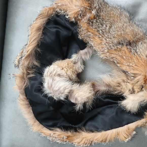 Vintage Winter Neck Scarf Fur - Picture 5 of 14